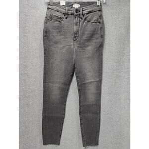 NEW Good American Good Waist Crop High Rise Skinny Jeans Size 26
